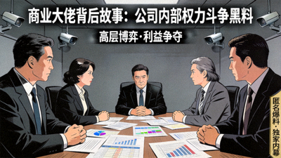 商业大佬背后故事：公司内部权力斗争黑料