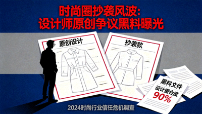 时尚圈抄袭风波：设计师原创争议黑料曝光